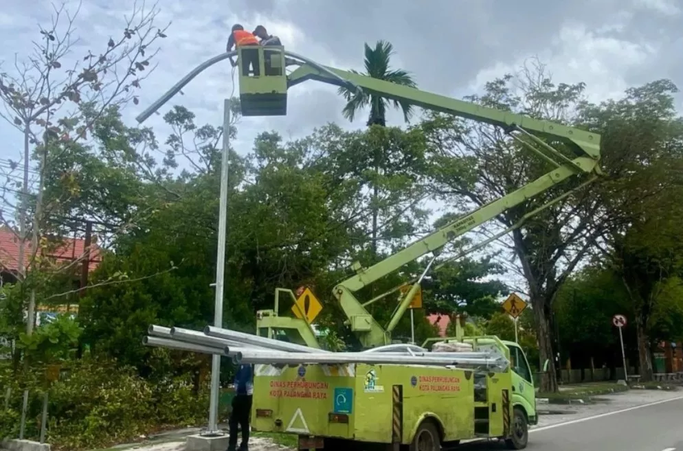 Dishub Palangka Raya Intensifkan Pemeliharaan PJU
