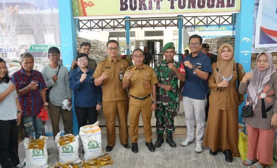 Pemko Palangka Raya Salurkan Bantuan Pangan CPP