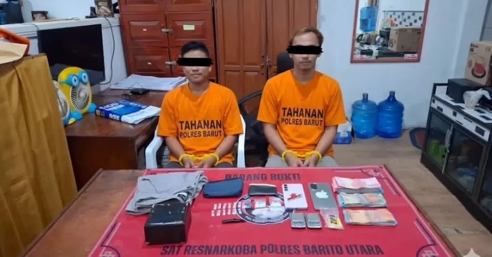 Malam Mencekam di Desa Sikui, Dua Pengedar Sabu-sabu Dicokok Polisi