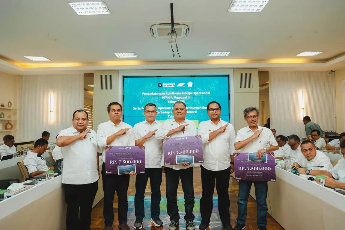 Holding Perkebunan Nusantara Perkuat Tata Kelola Berbasis Data, Akurasi Produksi Sawit PTPN IV Regional III Tembus 96,77 Persen