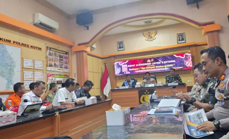  Polres Kotim Siapkan 8 Pos Pengamanan Arus Mudik Lebaran 2026