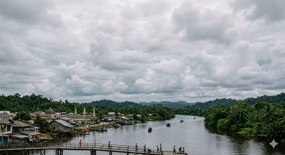 Prakiraan Cuaca Kalsel: Kotabaru Berawan Tapi Panas, HST Terancam Hujan Petir