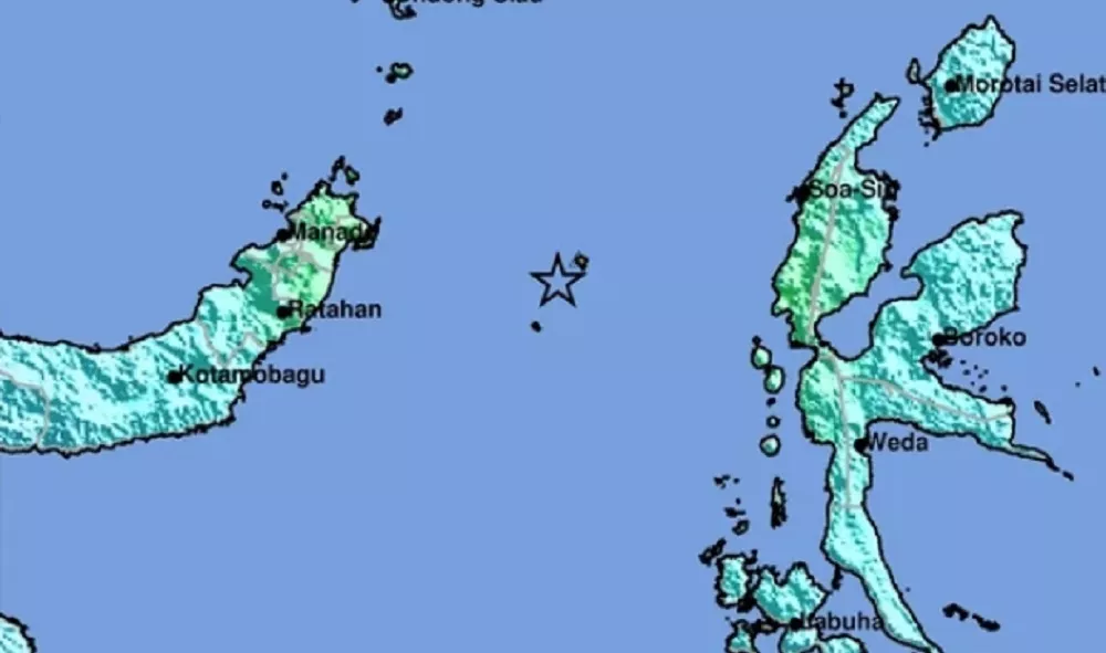 Gempa Bitung 7,6 Magnitudo, Terasa Hingga Manado dan Gorontalo