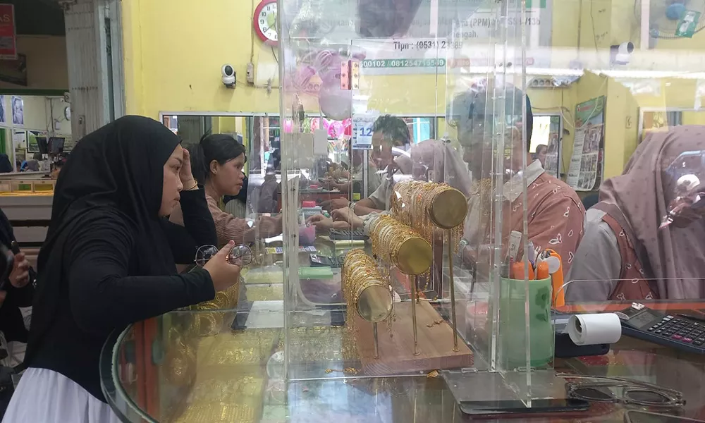 Jelang Idulfitri, Pembelian Emas di Sampit Meningkat Usai THR Cair