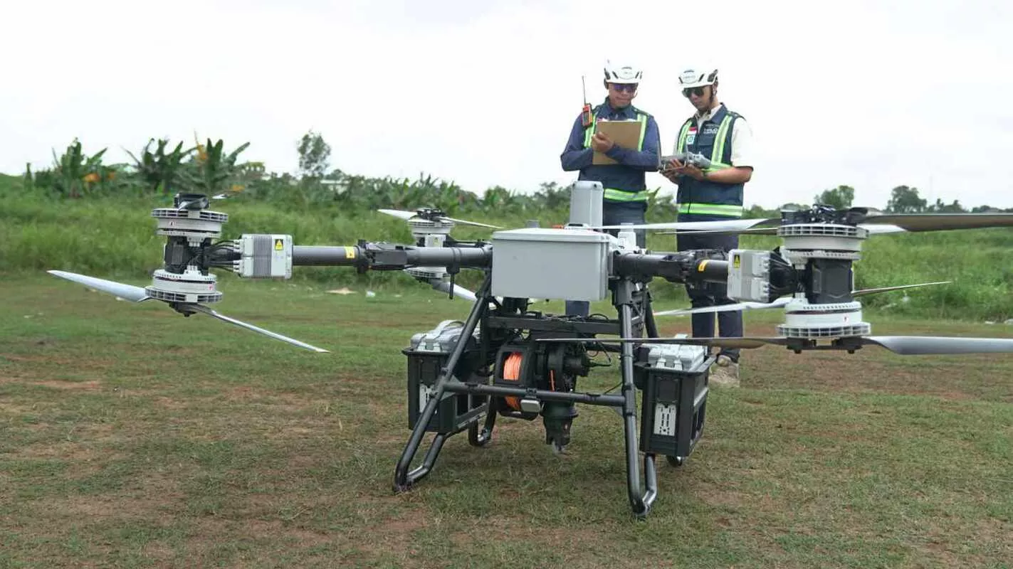 Distribusi Pupuk dan Agrokimia ke Area Terpencil dengan DJI FlyCart 100