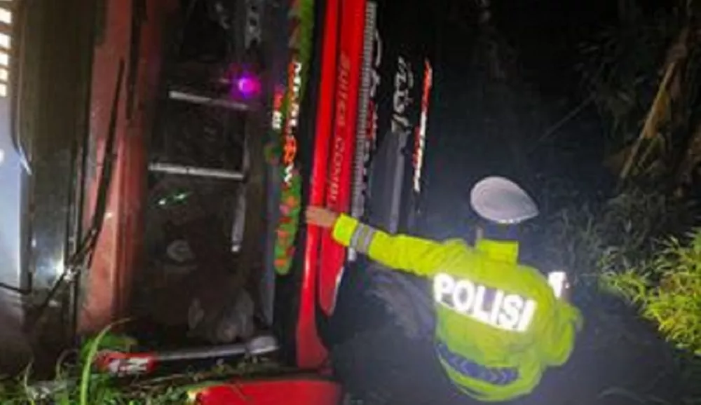 Bus Mudik Al Hijrah Terjun ke Jurang, Seorang Penumpang Meninggal Dunia