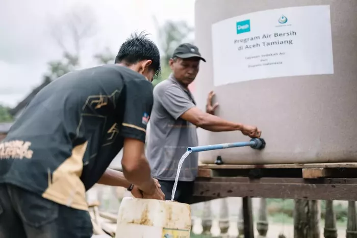 Program CSR Dupoin Sasar Akses Air Bersih bagi Warga Terdampak Banjir dan Longsor di Aceh Tamiang