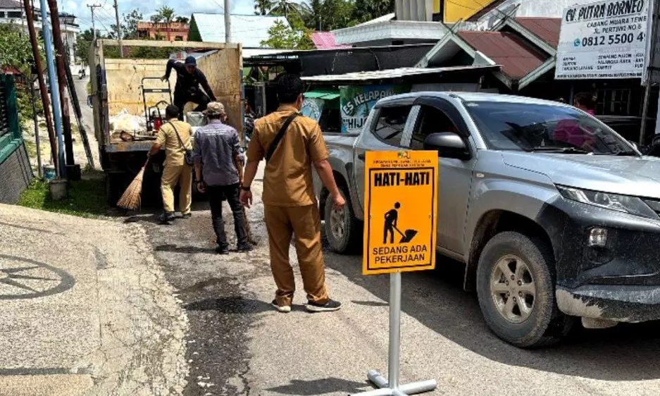 Jalan Rusak Jadi Sorotan, PUPR Barito Utara Turun Langsung ke Lapangan