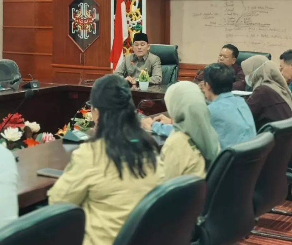 Wabup Rahmanto Pimpin Rakor Implementasi Kartu Huma Betang Sejahtera