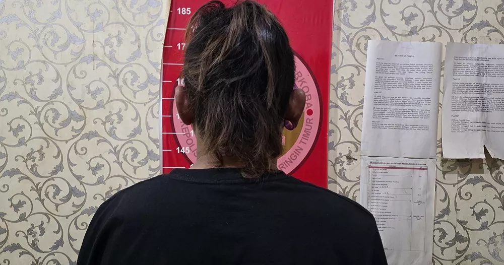 Makan Belum Tuntas, Pria Ini Dicokok Polisi di Baamang, Ternyata Nyimpan 9 Paket Sabu-sabu