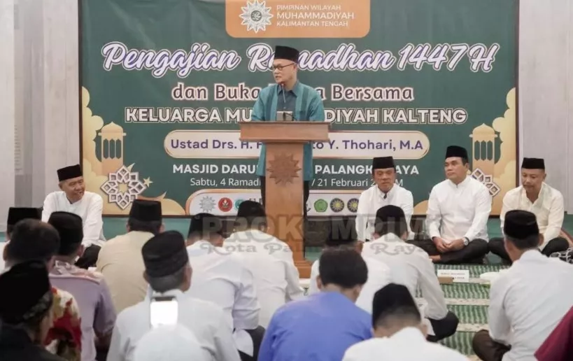 Pengajian Ramadan Muhammadiyah Kalteng, Wali Kota Palangka Raya Tegaskan Spirit Persatuan dan Kepedulian