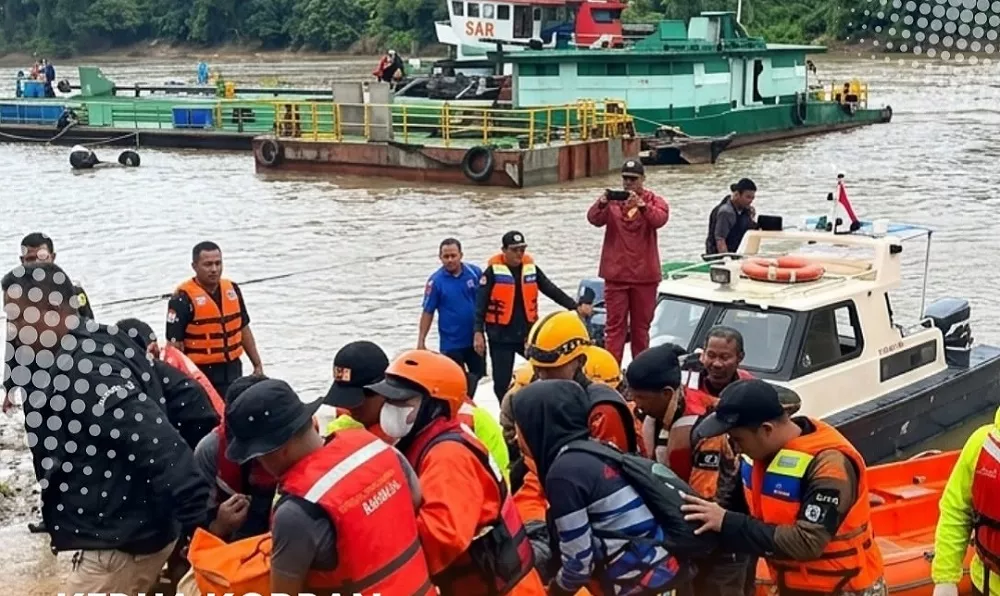 Vikma Setiawan dan Aleksandro Brianonggasa Ditemukan di Sungai Barito, Nyawanya Tak Terselamatkan