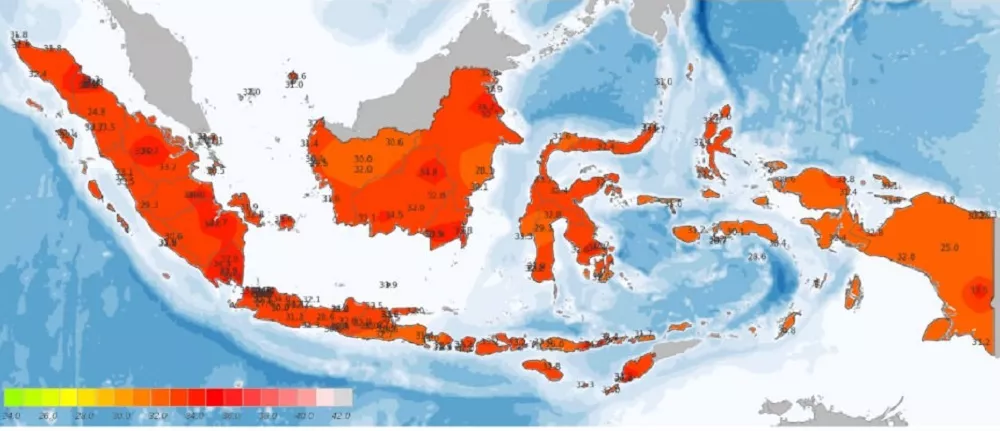 Pantas Gerah! Barito Utara Suhu Tertinggi Ketiga di Indonesia, Kotawaringin Timur Nomor 7