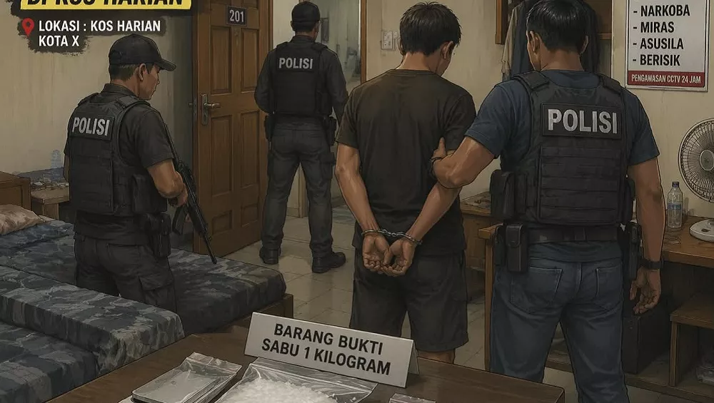 Polres Kotim Belum Ungkap Kronologis Penangkapan Mr X Bandar Sabu 1 Kg, Ini Sebabnya