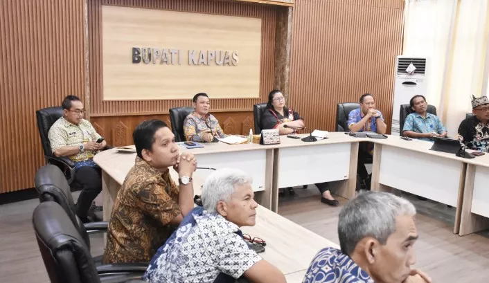 Pemkab Kapuas Bahas Penentuan Trase Jalan Menuju Desa Masupa Ria