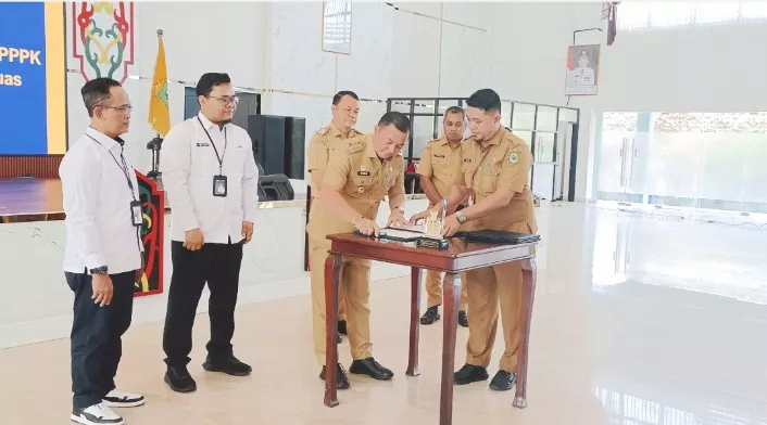 Pemkab Kapuas Jalin Kerja Sama dengan PT Taspen, Perkuat Perlindungan ASN dan PPPK