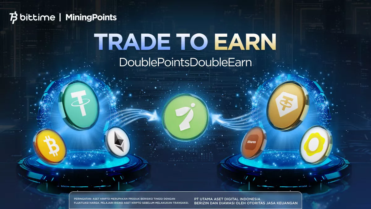 Bittime Mining Points 2.0 #DoublePointsDoubleEarn dengan Prize Pool lebih dari $30,000