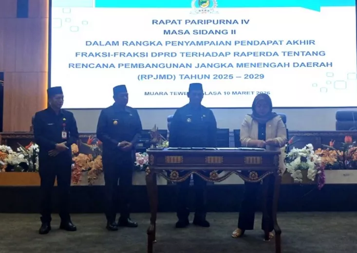 RPJMD 2025–2029 Disetujui DPRD, Bupati Apresiasi Dukungan Fraksi