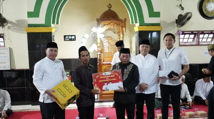Safari Ramadan Pemkab Kapuas di Kecamatan Mantangai