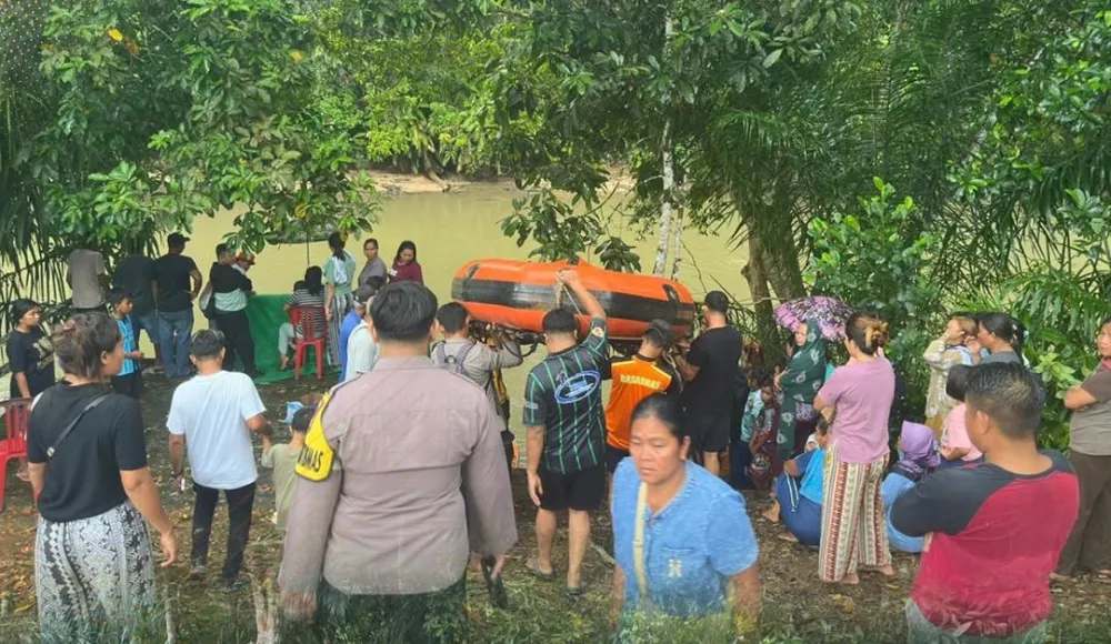 Sungai Lamandau Makin Ganas, Kristian Rio Hilang Tenggelam di Desa Singkup