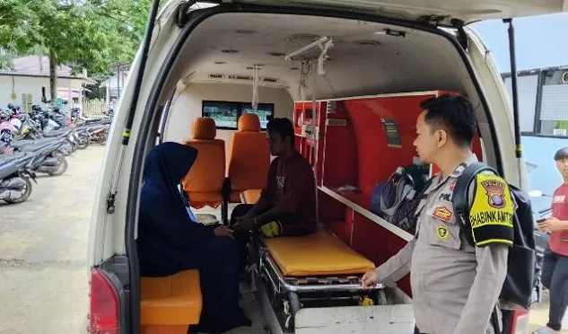 Warga Kandris Resah, Terduga Pelaku KDRT Dibawa ke RSJ Sambang Lihum