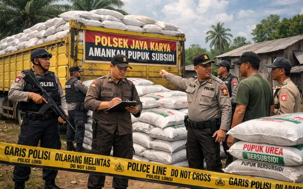 Jahat Banarlah, Pupuk Subdisi Jatah Warga Kuin Permai Mau Dilarikan ke Daerah Lain