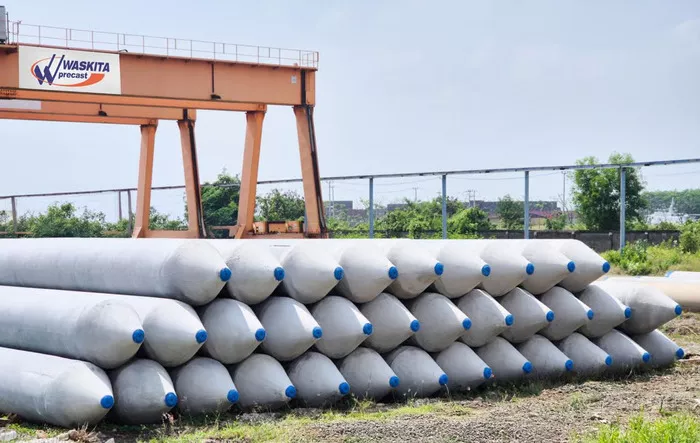 Dipercaya pada Proyek Energi Strategis, WSBP Suplai 11.089 Batang Spun Pile untuk Proyek UCC Tangguh di Papua Barat