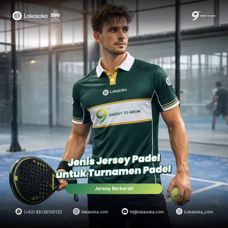 Padel Masih Digandrungi, Lokasoka Siapkan Solusi Jersey Padel Custom Berbasis Kualitas dan Personalisasi