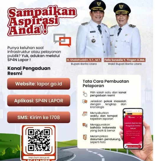 Pemkab Barito Utara Dorong Partisipasi Publik Lewat SP4N LAPOR