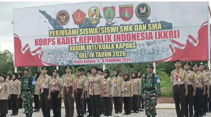 KKRI Kodim 1011/Kuala Kapuas Gelombang IV 2026 Resmi Dibuka