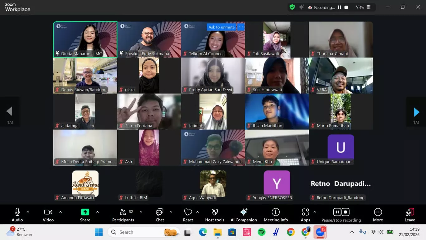 Telkom AI Center Dorong Kreator Siap Monetisasi dan Masuk Era Gig Economy