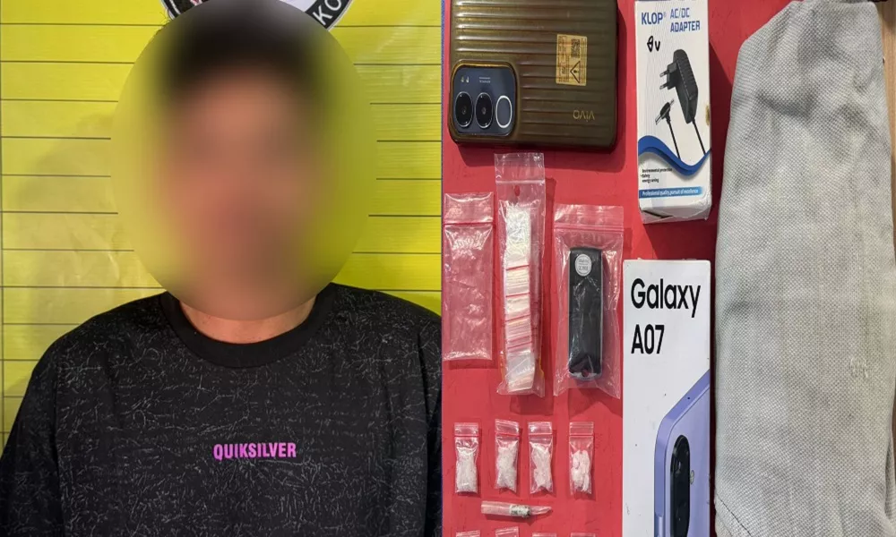 Polisi Ringkus Pengedar Sabu-sabu di Tugu Balai Karangan, Ini Barang Buktinya