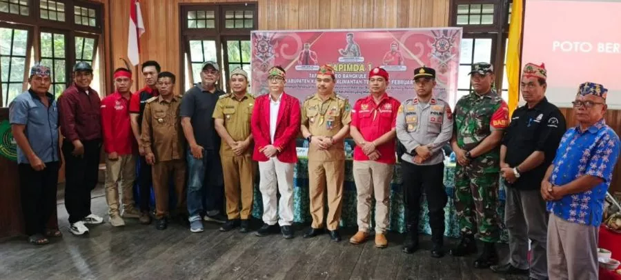 TBBR Kapuas Gelar RAPIMDA I, Perkuat Soliditas dan Komitmen Jaga Adat Dayak