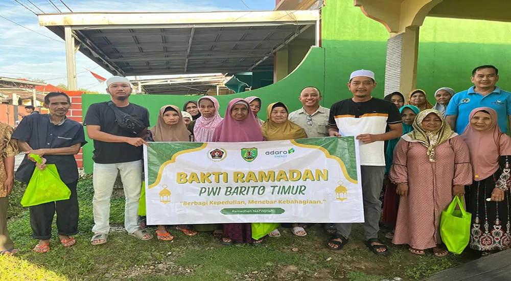 Tebar Kepedulian dan Perkuat Toleransi, PWI Barito Timur Gelar Bakti Ramadan
