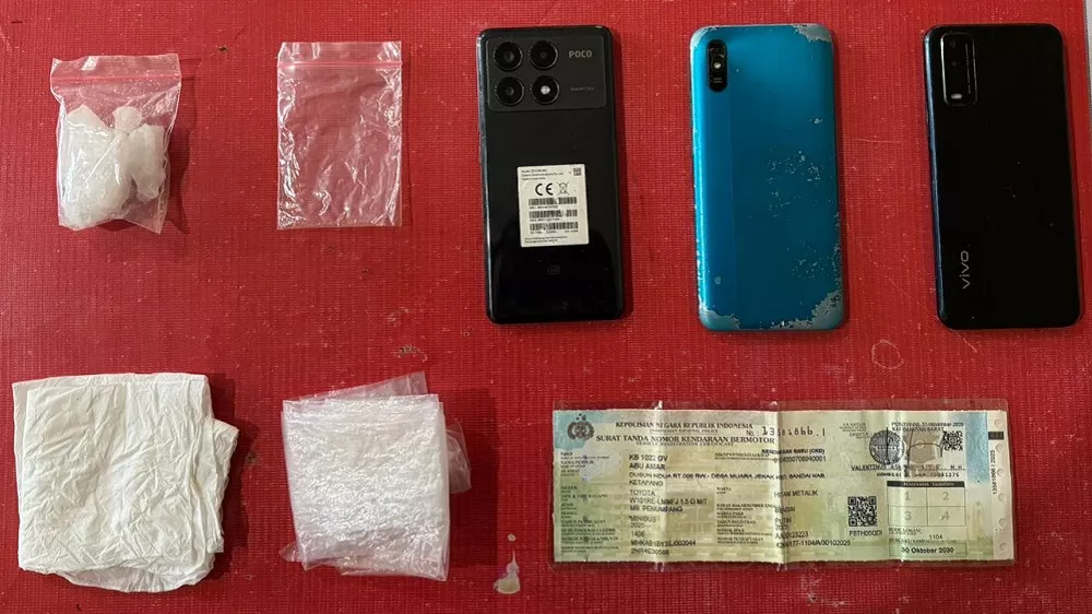 Mau Transaksi Sabu-sabu di Mahir Mahar, Dua Pria Ini Diciduk Satresnarkoba Polresta Palangka Raya