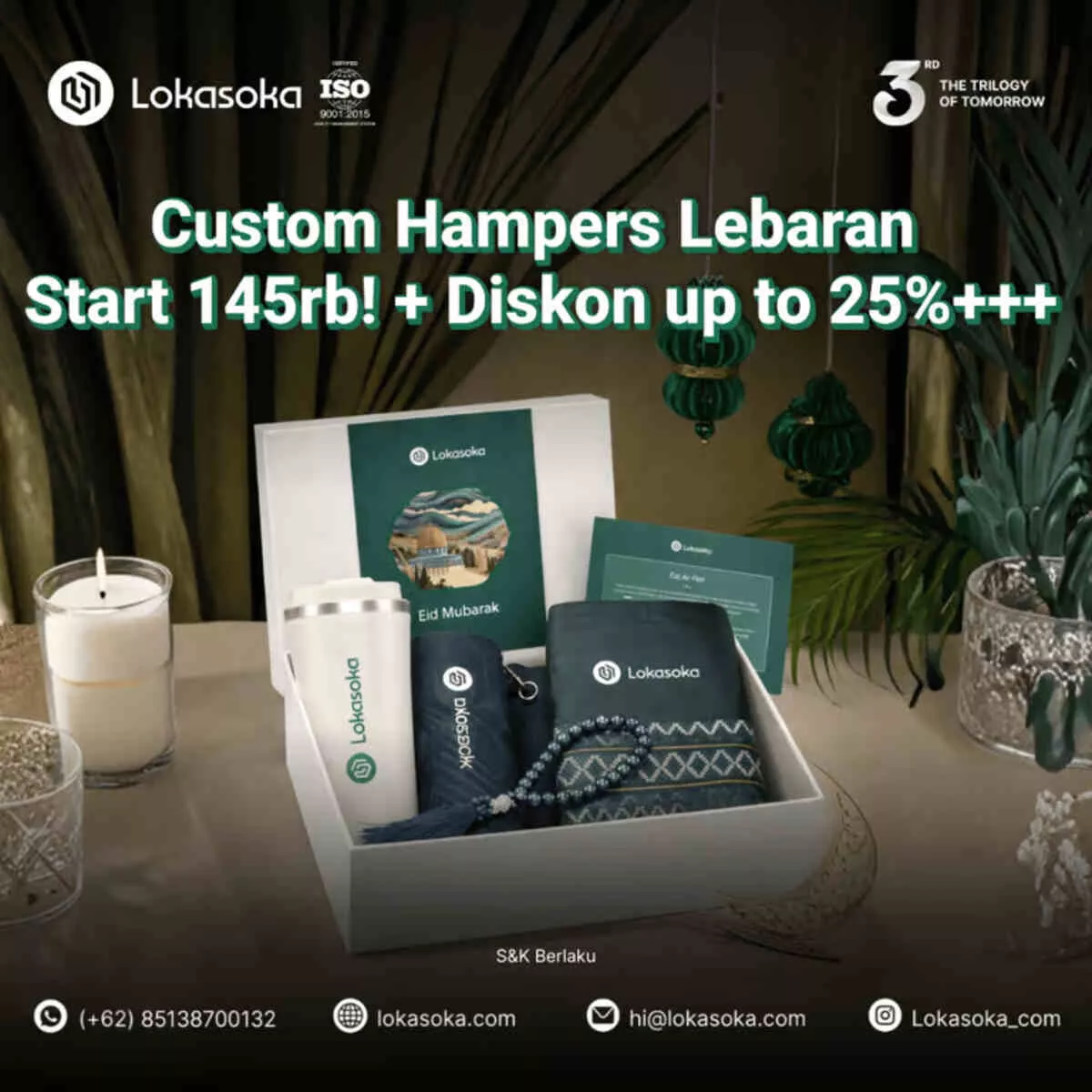 Sambut Tren Lebaran 2026, Lokasoka Hadirkan Koleksi Hampers “Art of Giving” Bersertifikasi ISO 9001:2015