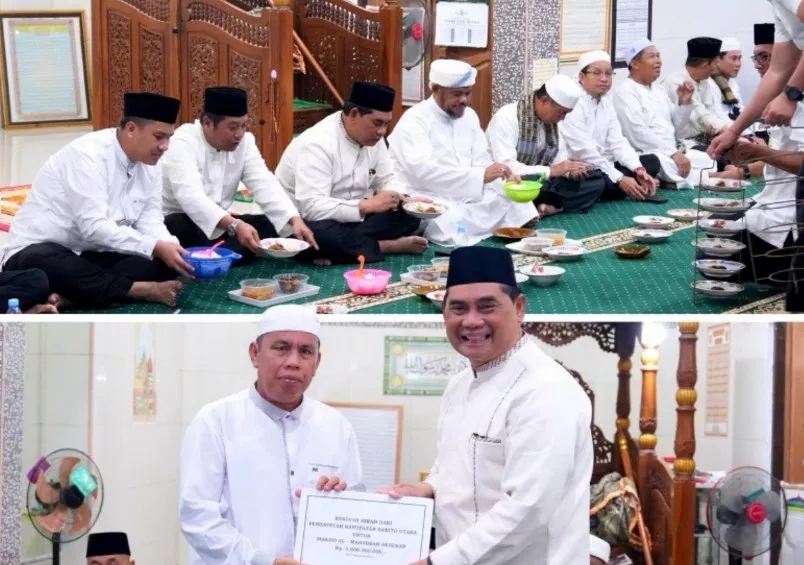 Masjid Al Mahabbah Terima Hibah Rp1 Miliar saat Safari Ramadhan Barut