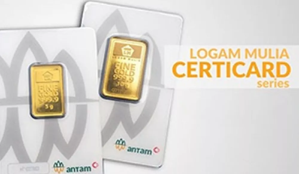 Harga Emas Antam Gonjang-ganjing, Hari Ini Turun Rp50 Ribu Per Gram