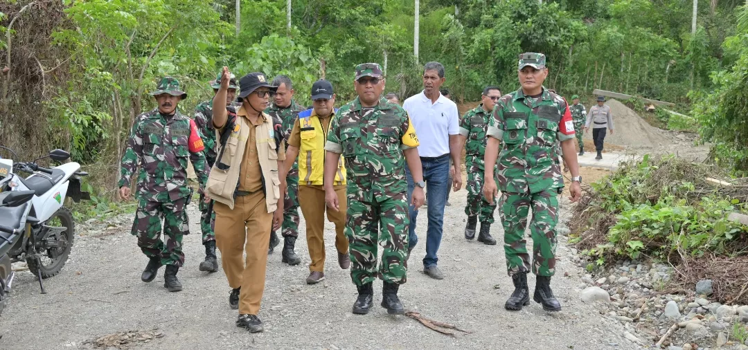 Tim Wasev Tinjau Langsung Sasaran Fisik dan Nonfisik TMMD Ke-129 Kodim 0102/Pidie