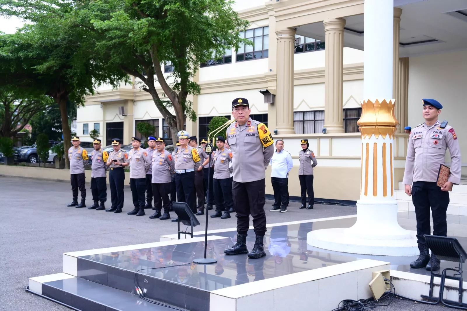 Momen Apel Perdana Wakapolda Jambi, Ajak Personel Perluas Wawasan Lewat Kolaborasi