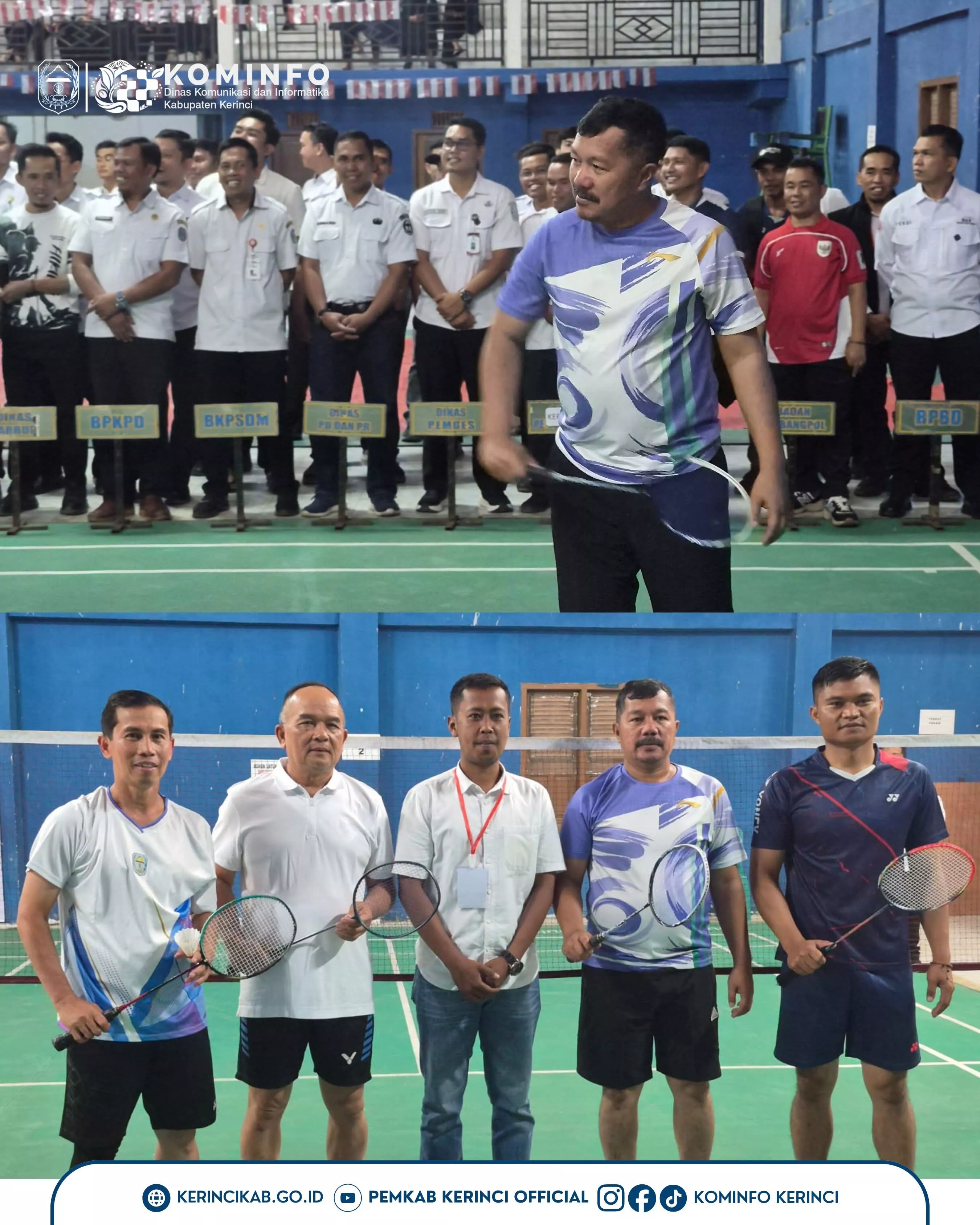 Bupati Cup III Resmi Bergulir, Laga Ekshibisi Monadi Vs Sekda Kerinci CurI Perhatian