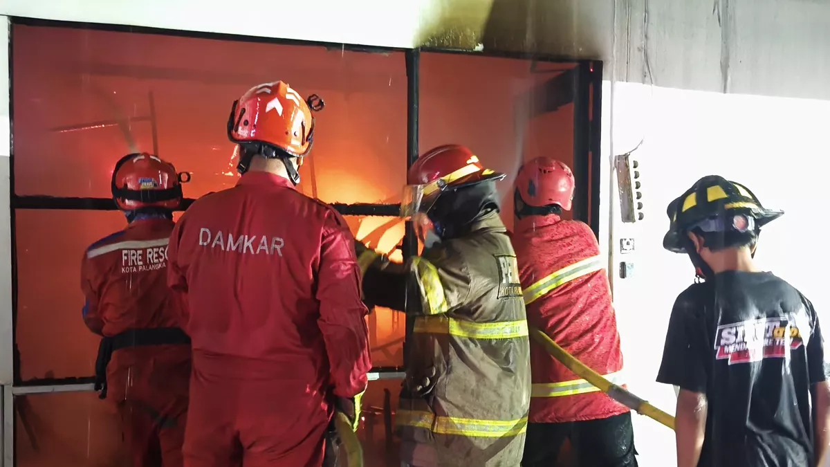 Kebakaran di Jalan RA Kartini Palangka Raya, 9 Kamar Kos Hangus