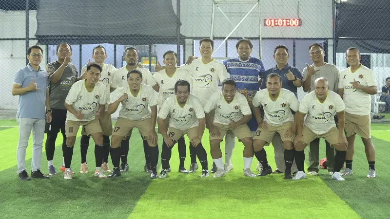 PWI Kalteng dan PWI Kalsel Berbagi Angka 5-5 di Laga Uji Tanding 