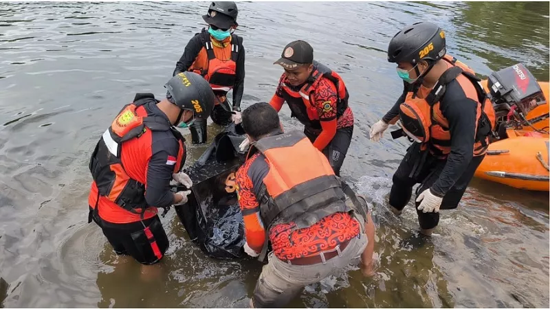 Korban Tenggelam di Sungai Bulik Ditemukan 50 Meter dari Lokasi Awal, Kondisinya Sudah Meninggal