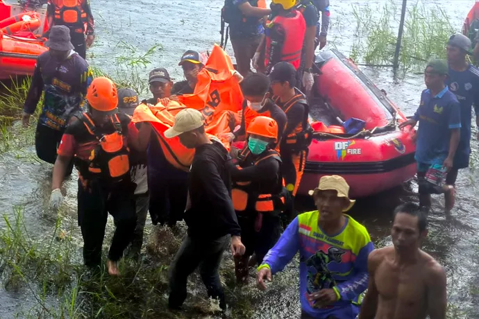Perahu Terbalik di Danau Sababilah Barito Selatan, Pencari Kayu Bakar Ditemukan Meninggal Setelah 2 Hari Pencarian