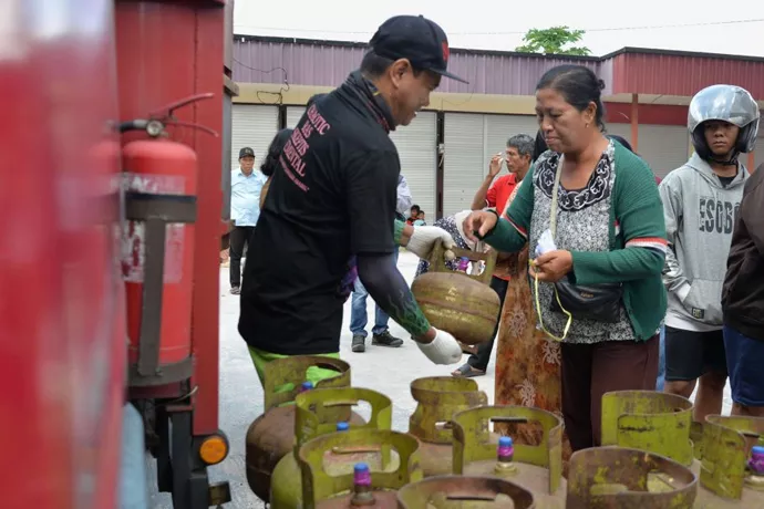 Operasi Pasar LPG 3 Kg Digelar di Palangka Raya, Harga Dijual Rp22 Ribu sesuai HET