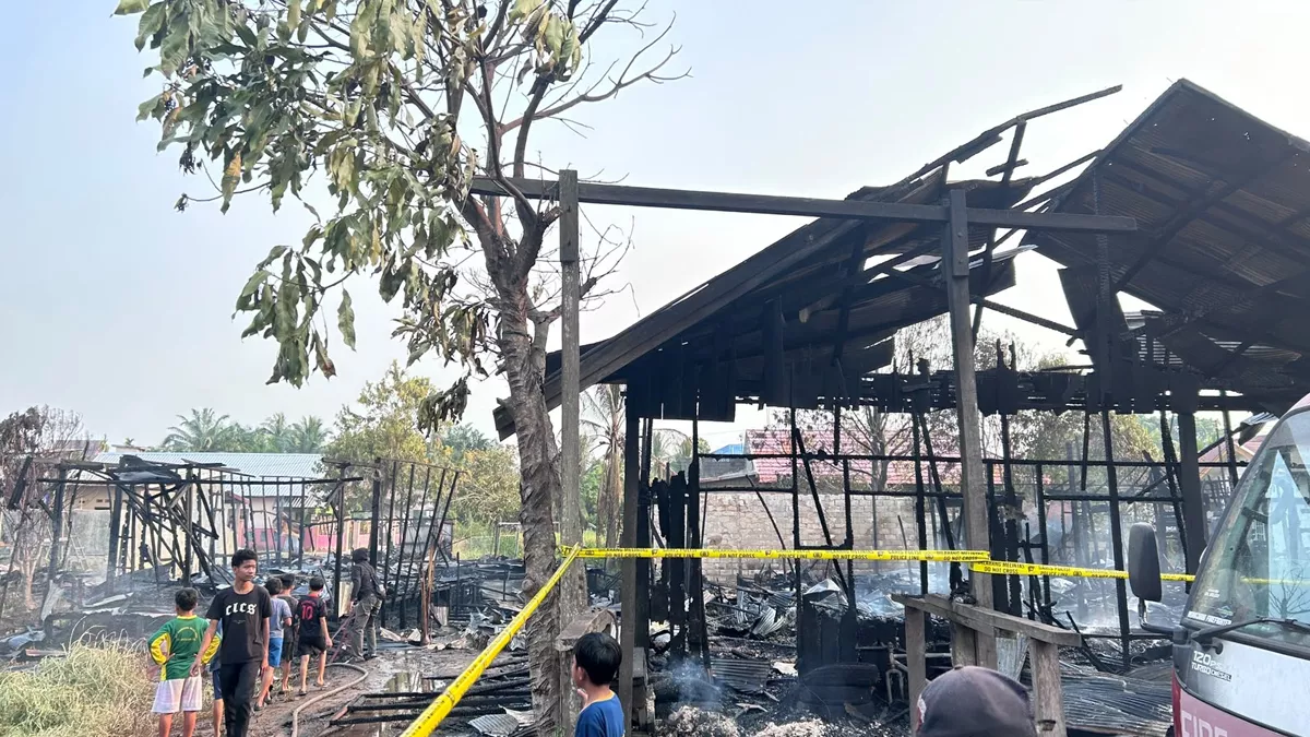 Kebakaran di Palangka Raya: Dua Balita Terjebak, Ibu Luka Bakar Nekat Selamatkan Anak 