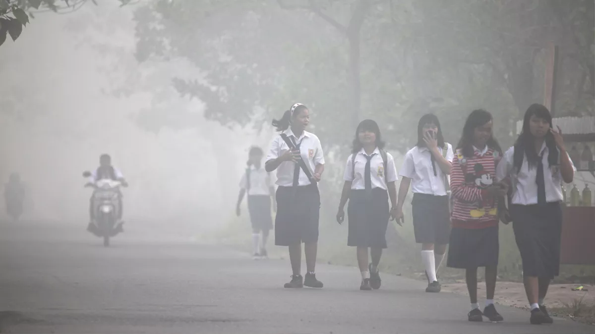 Kabut Asap Masih Berbahaya, Disdik Palangka Raya Perpanjang PJJ Hingga 10 Oktober