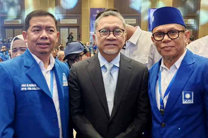 Arif M. Norkim Nahkodai DPD PAN Palangka Raya, Target Tiga Besar Pemilu 2029