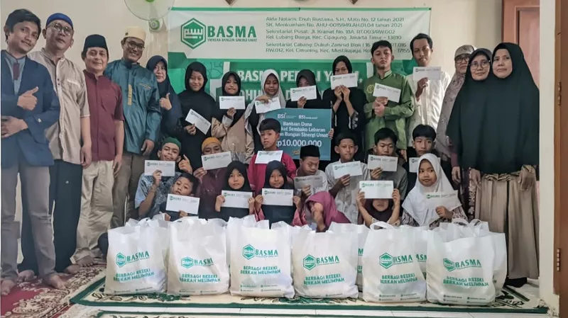 SIWO Pusat Berbagi, Santuni Yatim Piatu Yayasan BASMA